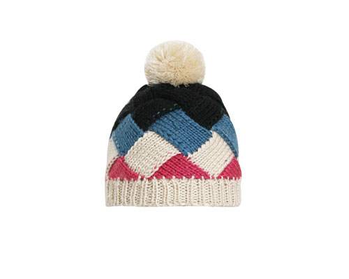 jacquard knitted beanie