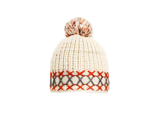 jacquard knitted beanie