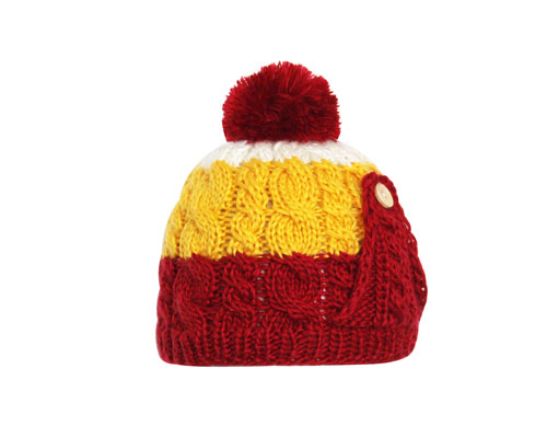 jacquard knitted beanie