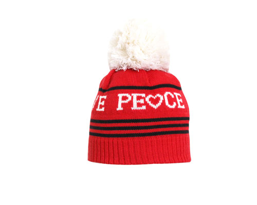 jacquard knitted beanie