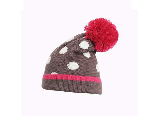 jacquard knitted beanie