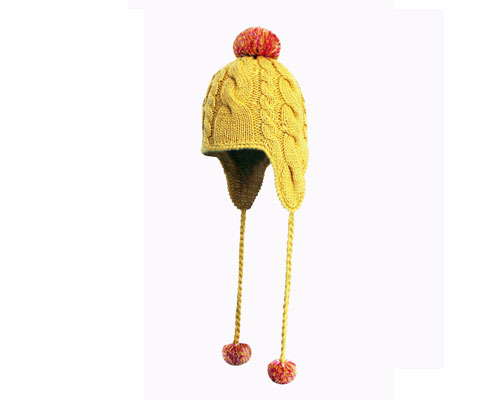 jacquard knitted beanie
